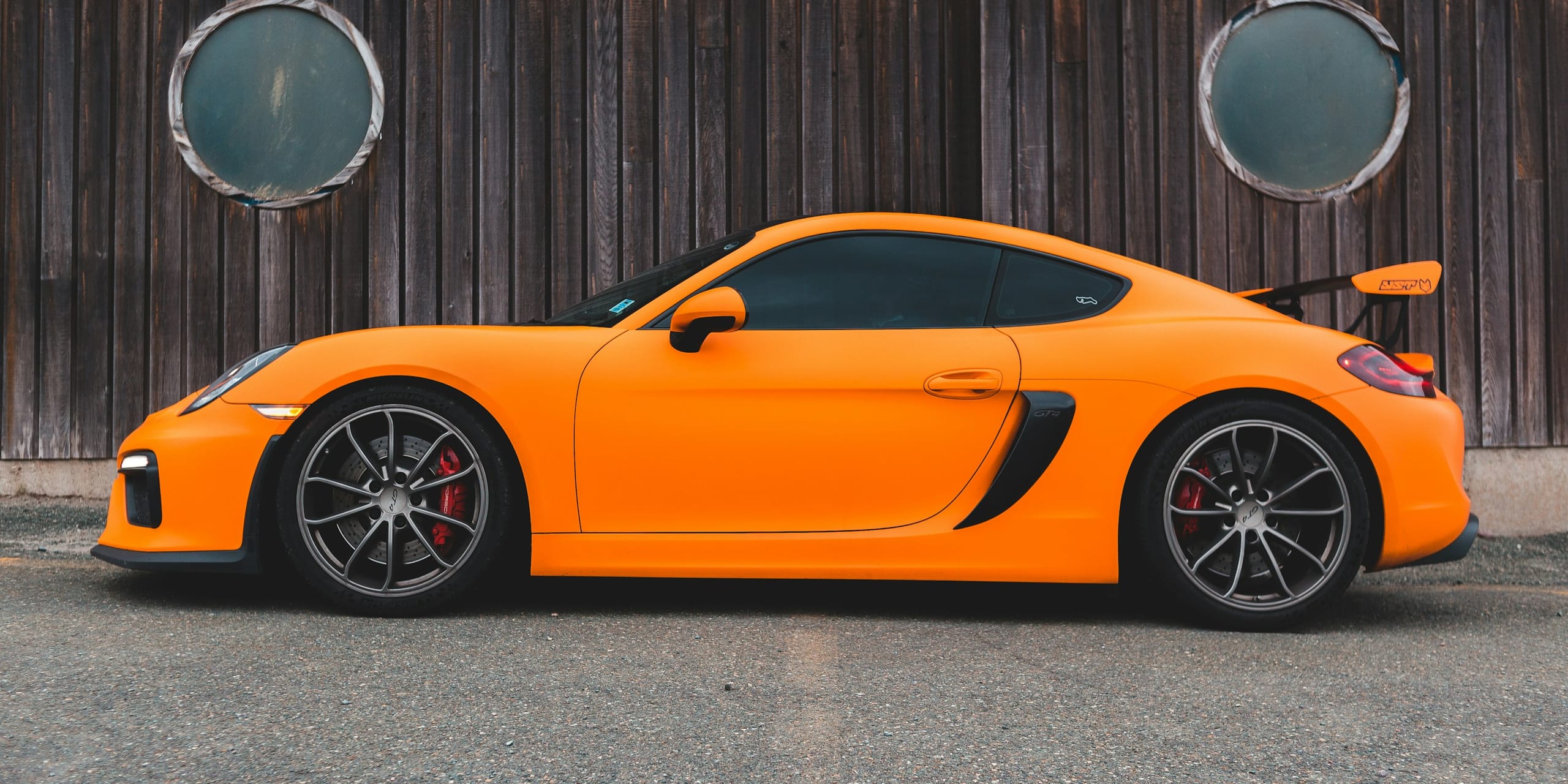 Orange Porsche Cayman GT4: Our Windshield Chip Repair Process, Blue Chip Auto Glass