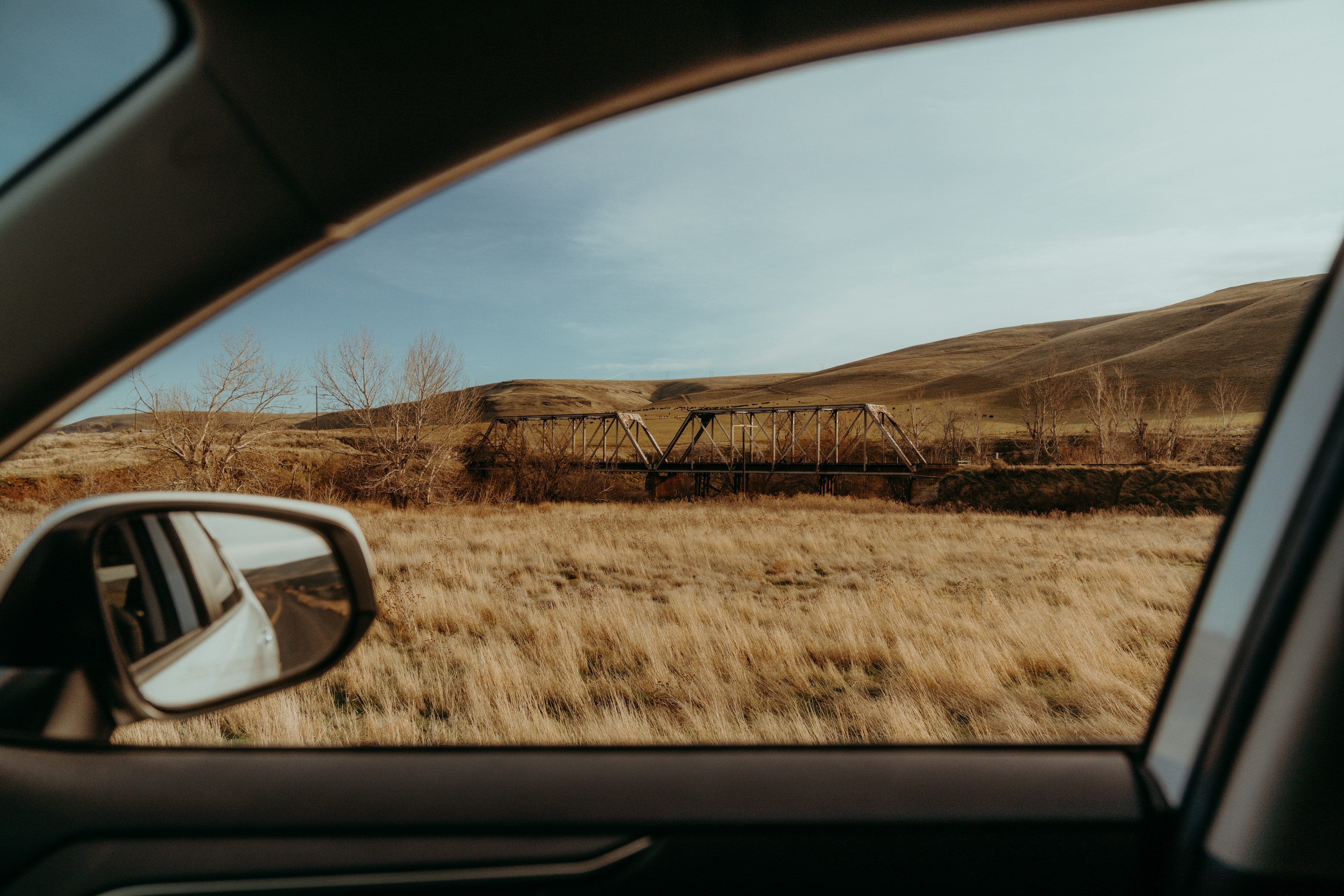 Mirror view over the desert: Service Areas, Blue Chip Auto Glass