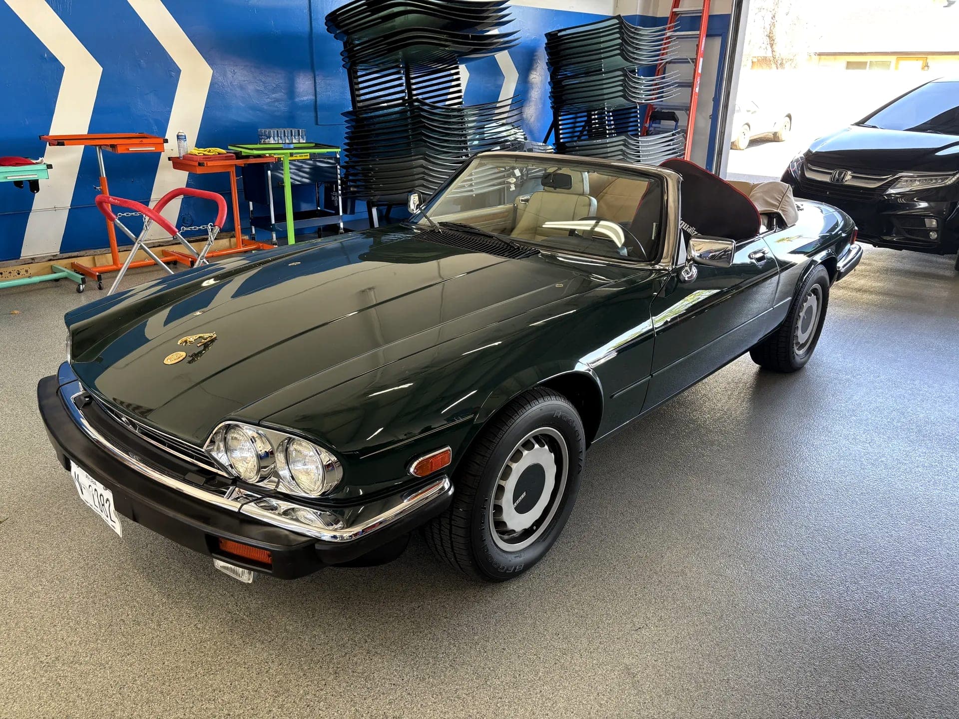 Classic Jaguar XJS windshield at Blue Chip Auto Glass