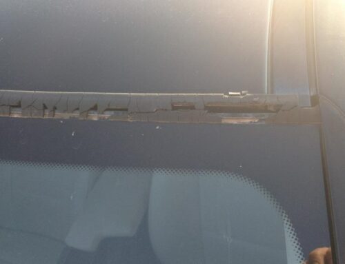 Windshield Moulding Destroyed by Arizona Sun
